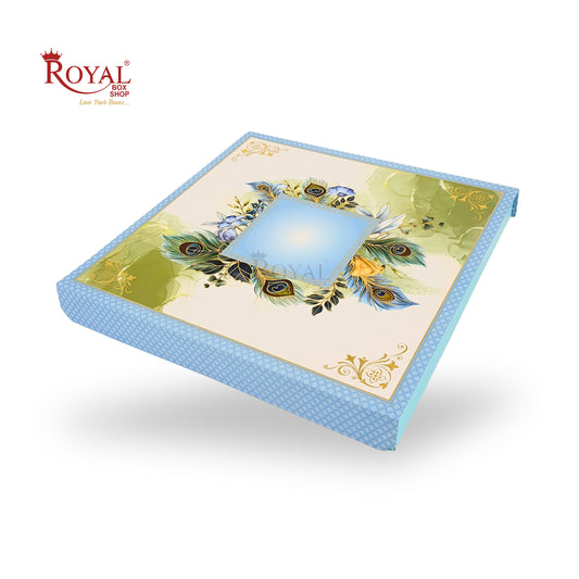 Luxury Indian Wedding Favor Box For Bhaji and Sweets | Royal Box Shop (RBK-144-D4)