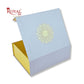 Royal Box Shop® Premium Rigid Gift Box I 12x10x4 Inch I Royal Grey I Collapsible with Ribbon