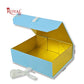 Royal Box Shop® Premium Rigid Gift Box I 12x10x4 Inch I Royal Blue I Collapsible with Ribbon