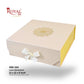 Royal Box Shop® Premium Rigid Gift Box I 12x12x4 Inch I Royal Cream I Collapsible with Ribbon
