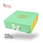 Royal Box Shop® Premium Rigid Gift Box I 12x12x4 Inch I Royal Green I Collapsible with Ribbon