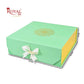 Royal Box Shop® Premium Rigid Gift Box I 12x12x4 Inch I Royal Green I Collapsible with Ribbon