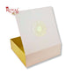 Royal Box Shop® Premium Rigid Gift Box I 12x12x4 Inch I Royal Cream I Collapsible with Ribbon
