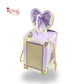 Gift Box Bow Shape | 4x4x6 Inch | RCF-02 D3 | Baby Purple Panda