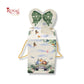 Gift Box Bow Shape | 4x4x6 Inch | RCF-02 D6 | Baby Green Jungle Theme
