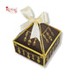 Royal Diamond Gift Box I RCF-03 I Brown with Gold Bells Print I 4x4x2 Inch