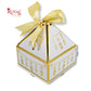 Royal Diamond Gift Box I White Bell Print I 4x4x2 Inch I RCF-03 I Perfect for Sweets, Party Favors
