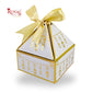 Royal Diamond Gift Box I White Bell Print I 4x4x2 Inch I RCF-03 I Perfect for Sweets, Party Favors