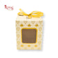 Premium Gift Box | RCF-06 | 3x2.5x2.5 inches | White with Flower Leafing