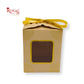 Premium Gift Box | RCF-06 | 3x2.5x2.5 inches | Cream With Golden Leafing