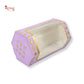 Cookies Box with Window I RCF-08 D2 I Size 5x3x3 inches I Purple with flower  leafing