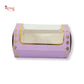 Cookies Box with Window I RCF-08 D2 I Size 5x3x3 inches I Purple with flower  leafing