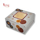 RoyalBoxShop® 4 Piece Laddu Box with Window I RCF-09 D1 I Grey Floral I 4x4x2 Inch