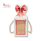 Gift Box Bow Shape | 4x4x6 Inch | RCF-2602 D9 | Red