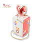 Gift Box Bow Shape | 4x4x6 Inch | RCF-2602 D9 | Red
