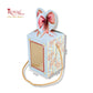 Gift Box Bow Shape | 4x4x6 Inch | RCF-2602 D8 | Baby Blue