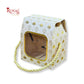 Premium Gift Box | RCF-14 | 3x2.45x3.75 Inches | Cream With Flower Leafing