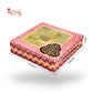 Premium 4 Chocolate Box with Golden Tray | 3.75x3.75x1 inches | Pink