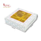4 Cavity Chocolate Boxes with Window I 3.75 x 3.75 x 1 inches I Green Flower