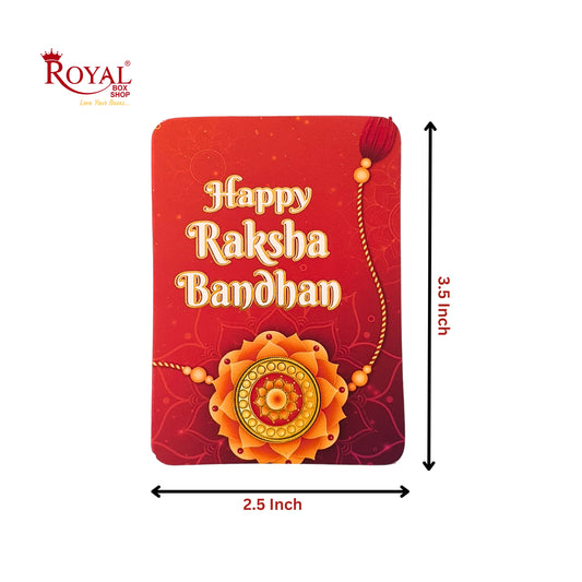 Rakhi Tags-08 I Pack of 50 Gift Tags I Free Shipping Royal Box Shop