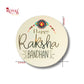 Rakhi Tags | Round Shape | Mix Color | Pack of 50 Gift Tags | Free Shipping