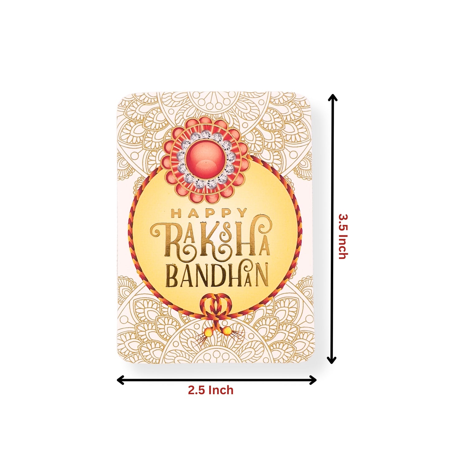 Rakhi Tags-06 I Pack of 50 Gift Tags I Free Shipping