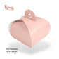 Return Favor Dome Boxes (3" Cube) I Pink, Handle, Party Favors, Candy Packaging Royal Box Shop