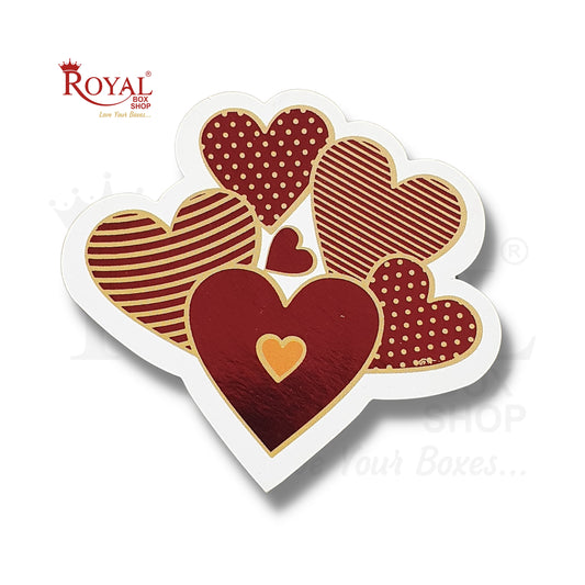 Valentine Day Gift Tags I Bunch of Hearts I Perfect for Valentine Gifts, Chocolate Boxes, favors Royal Box Shop