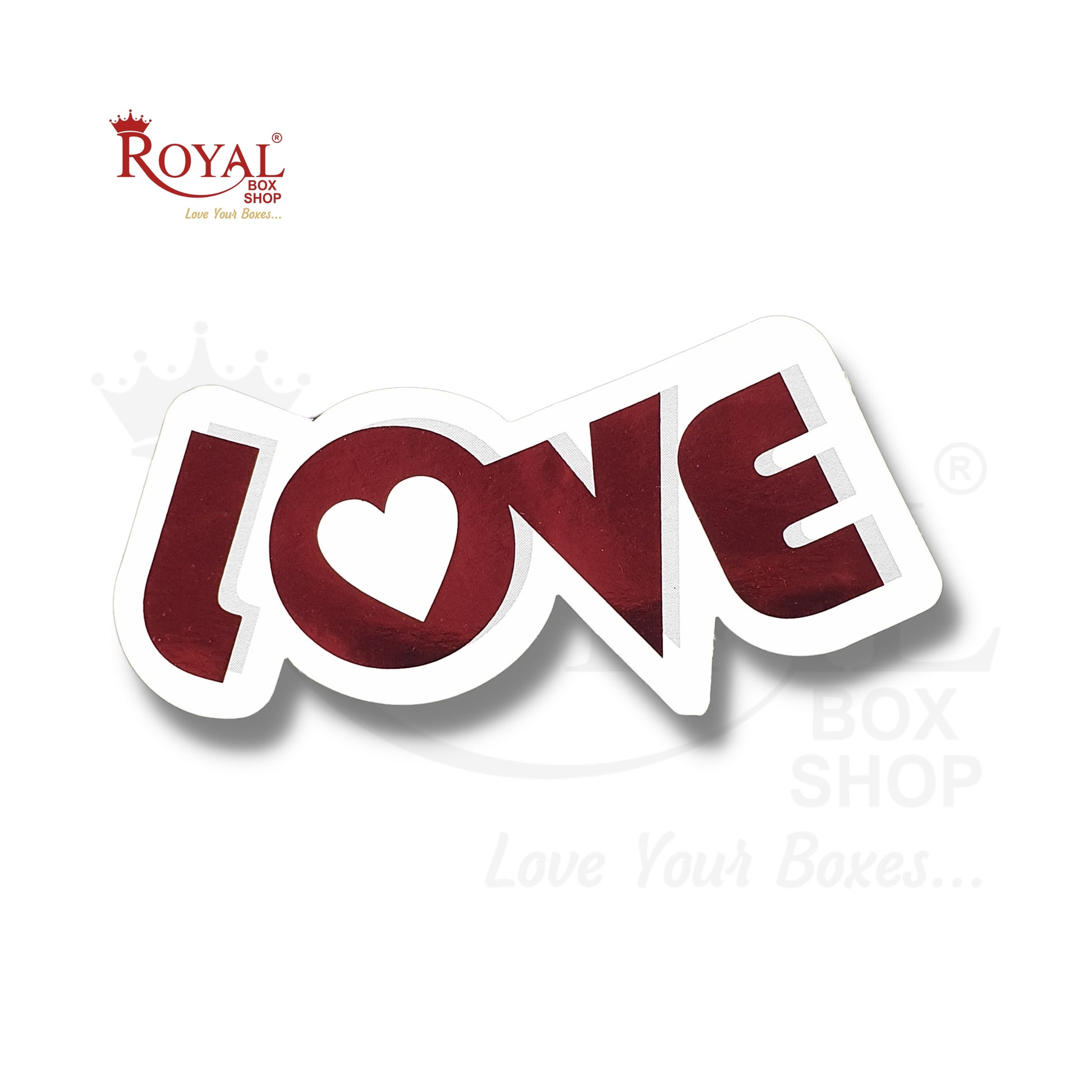 Valentine Day Gift Tags I Love I Perfect for Valentine Gifts, Chocolate Boxes, favors Royal Box Shop