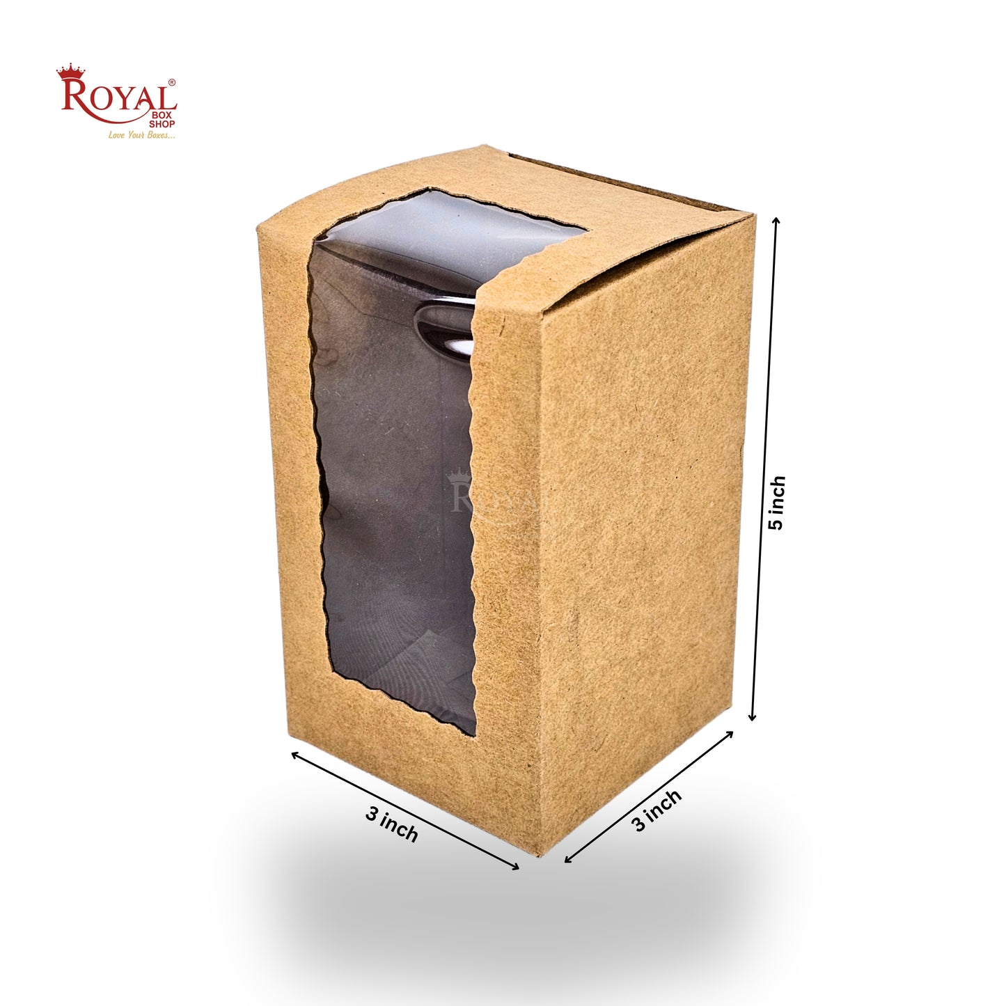 Gift Box Small | Kraft | 5x3x3 inches | for Candle packing, gifitng