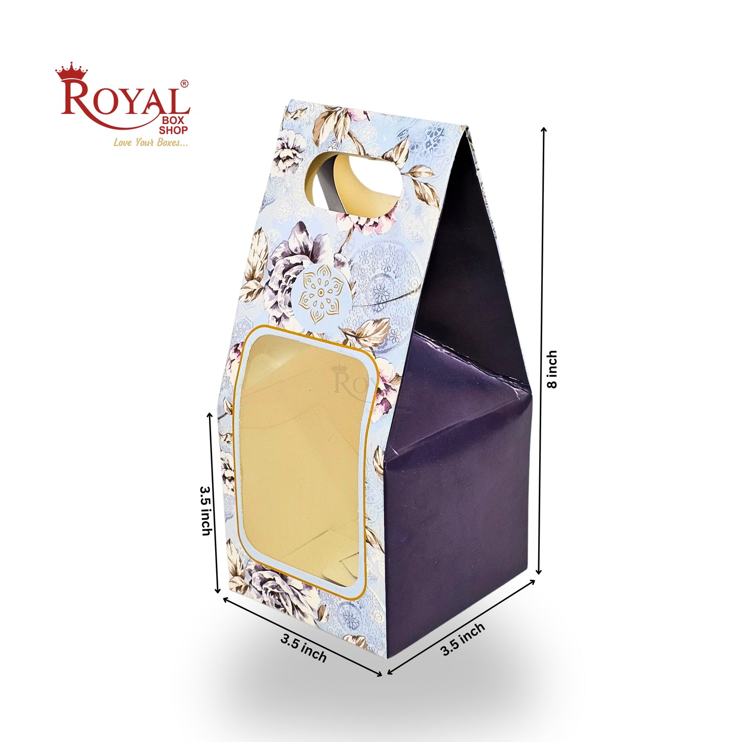 1 Mason Jar Paper Carry Bags | 3.5x3.5x8 inches | RBF2602 D2