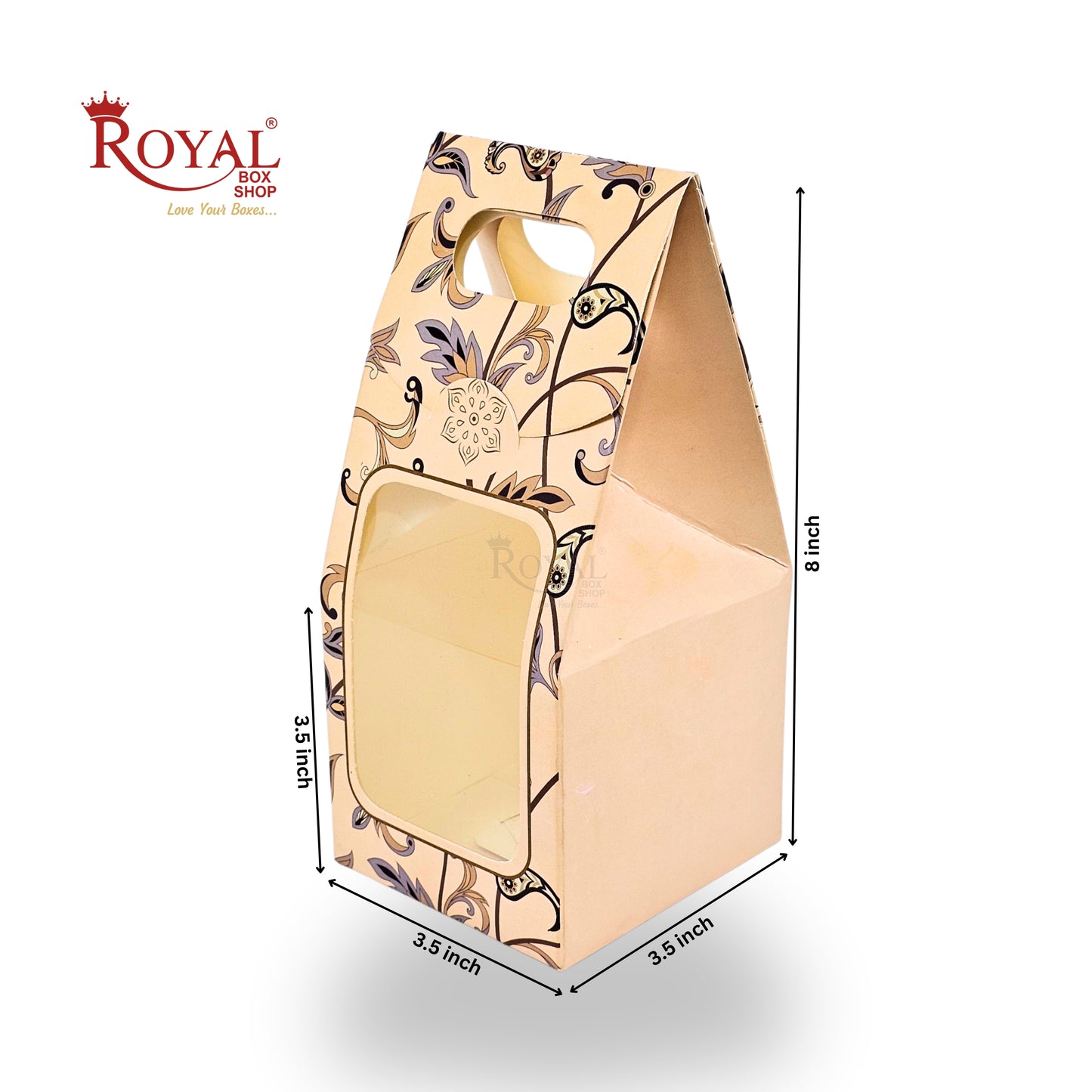 1 Mason Jar Paper Carry Bags | 3.5x3.5x8 inches | RBF2602 D3