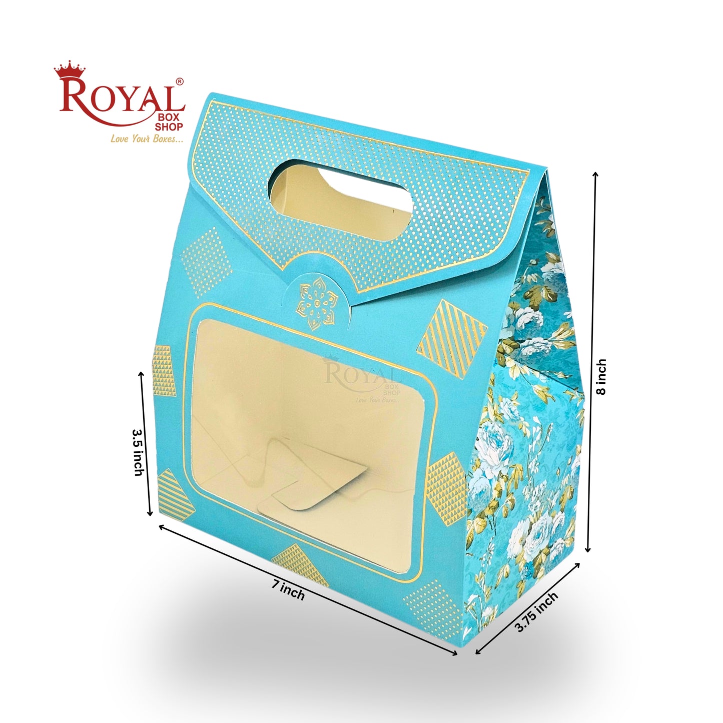 2 Mason Jar Paper Carry Bags | 7x3.75x8 inches | RBF2603 D1