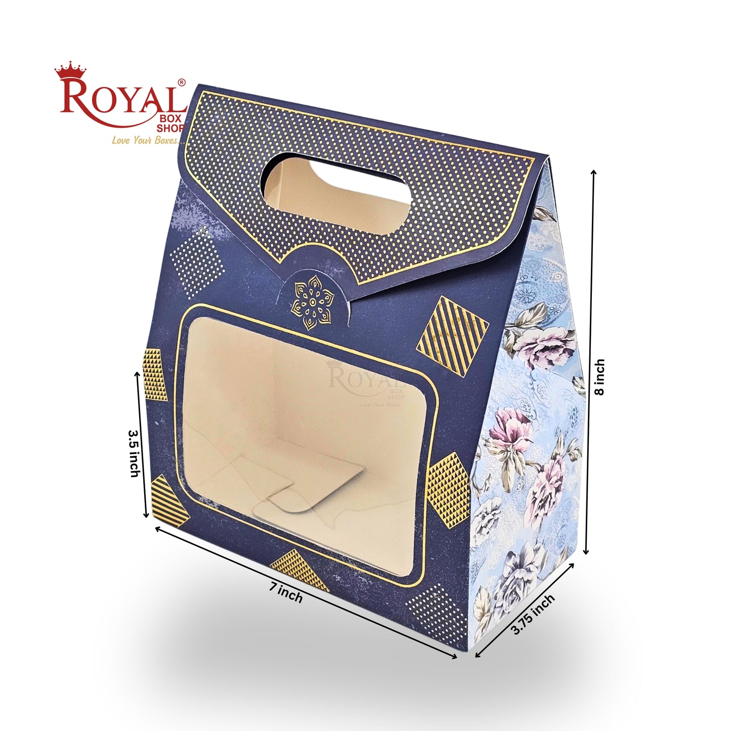 2 Mason Jar Paper Carry Bags | 7x3.75x8 inches | RBF2603 D2