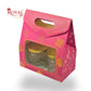 2 Mason Jar Paper Carry Bags | 7x3.75x8 inches | RBF2603 D4