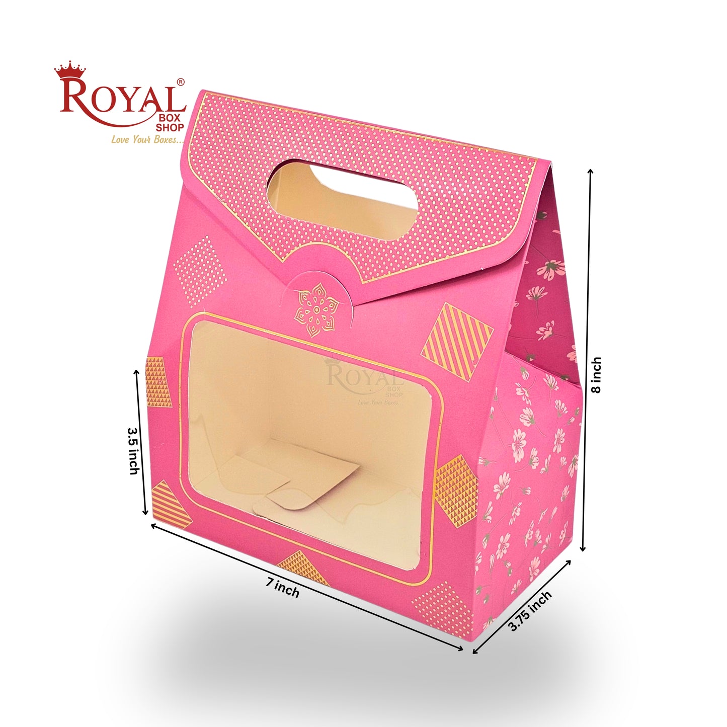 2 Mason Jar Paper Carry Bags | 7x3.75x8 inches | RBF2603 D4