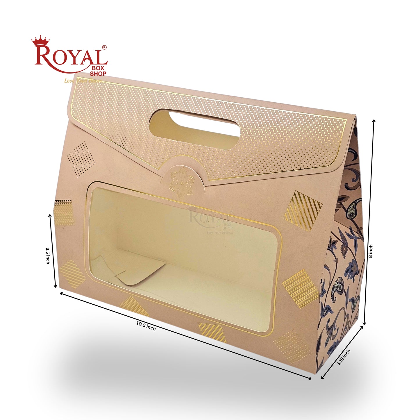 3 Mason Jar Paper Carry Bags | 10.5x3.75x8 inches | RBF2604 D3