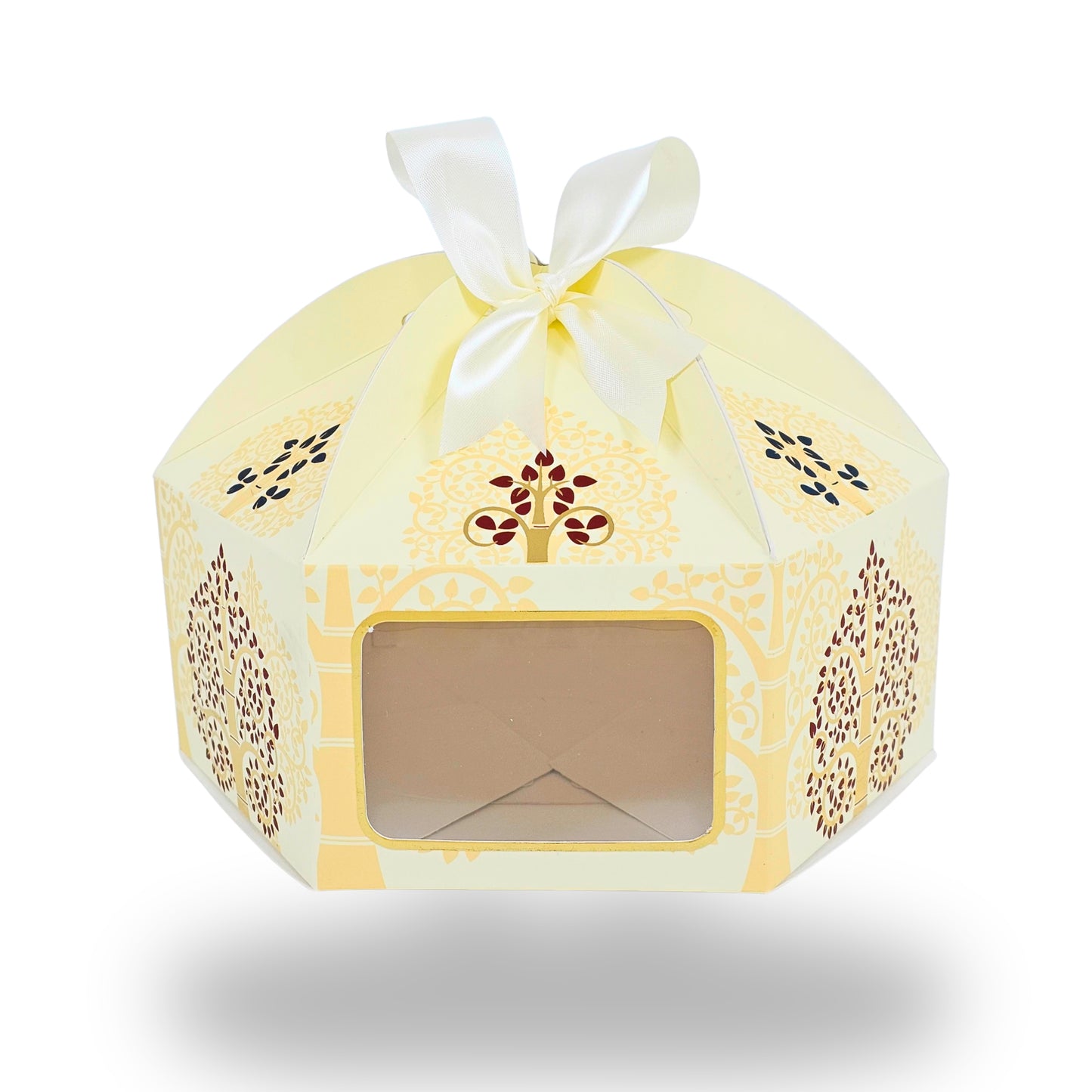 Gift Box Dome Shape I Premium Scodix Gold Foil Print I 7x7x3 Inch I RBF2606 D1