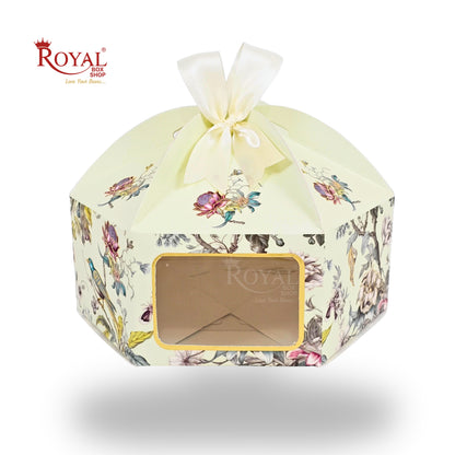 Gift Box Dome Shape I Premium Scodix Gold Foil Print I 7x7x3 Inch I RBF2606 D2