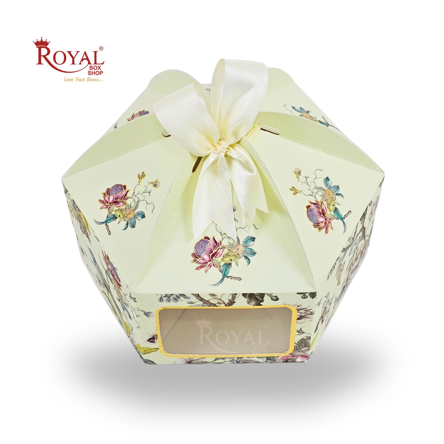 Gift Box Dome Shape I Premium Scodix Gold Foil Print I 7x7x3 Inch I RBF2606 D2