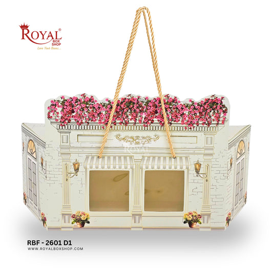 Luxury Boutique Window Gift Hamper Box with Rope Handle I RBF 2601 D2