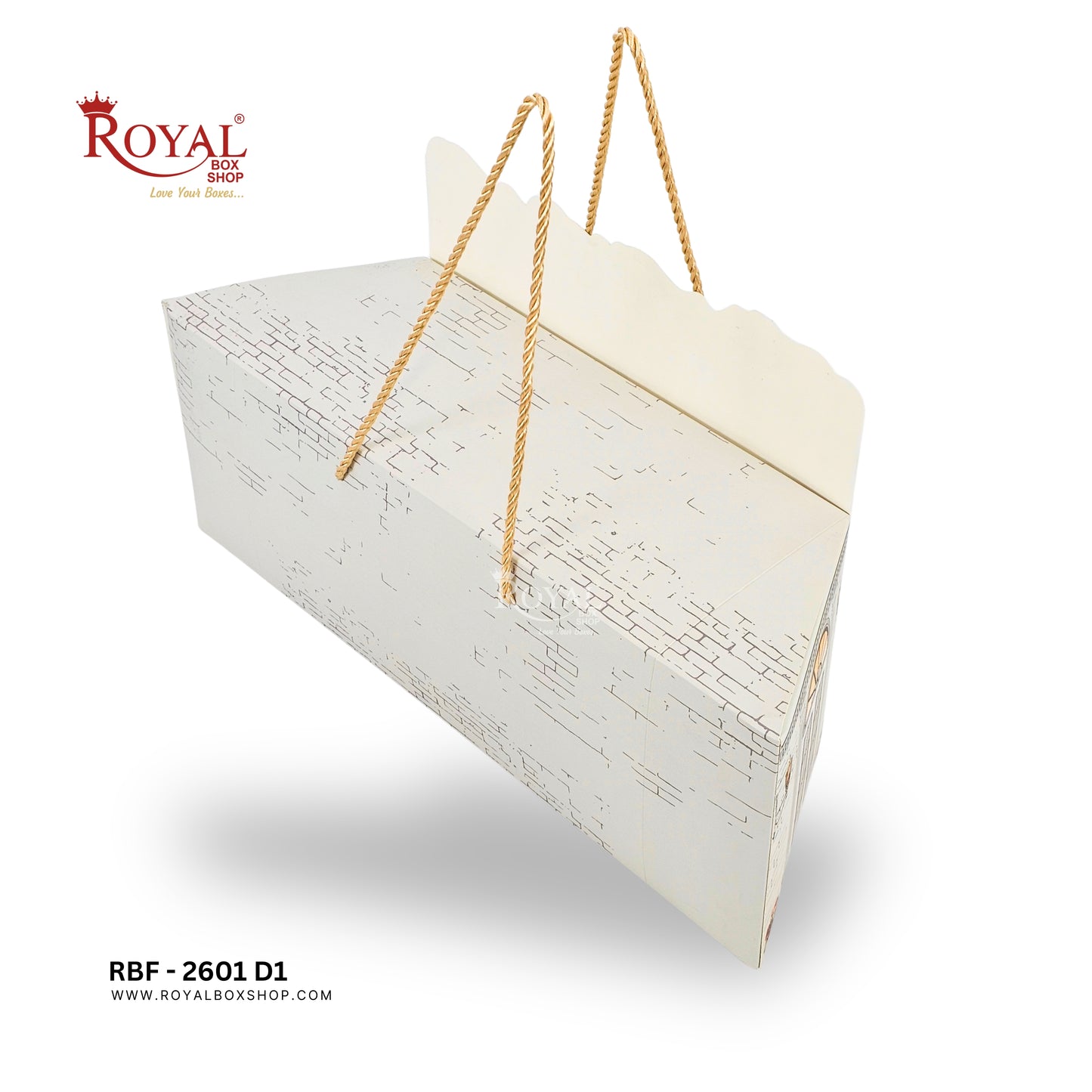 Luxury Boutique Window Gift Hamper Box with Rope Handle I RBF 2601 D2