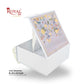Royal Box Shop® Premium Rigid Gift Box I 8x8x3.5 Inch I Grey I Collapsible with Ribbon