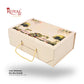 Royal Box Shop® Premium Rigid Gift Box I 12x8x4 Inch I Cream I for festive, corporate gifting