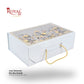 Royal Box Shop® Premium Rigid Gift Box I 12x8x4 Inch I Grey I for festive, corporate gifting