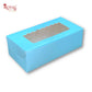 2pc Brownie Window Box I Blue Color I 6"x3"x1.75" inches Royal Box Shop