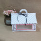 4cc Hut Shape Cupcake Boxes - 6"x6"x4" inch - Paris Grey Theme Royal Box Shop