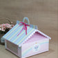 9cc Hut Shape Cupcake Boxes - 10"x10"x4" inch -Theme Elephant Pink Royal Box Shop