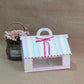 9cc Hut Shape Cupcake Boxes - 10"x10"x4" inch -Theme Elephant Pink Royal Box Shop