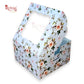 Window Cake Box - 8"x8"x5" inches - Floral Print Green - WB Royal Box Shop